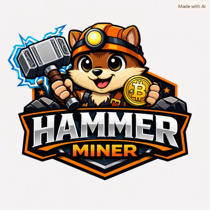 hammerminer's tweet photo. Shoutout to @popfunko79 for the Hamster mascot 🐹🔥 Absolutely love it! Time to let them mine together 💪⛏️🪙 https://t.co/J53jx7Qh9P