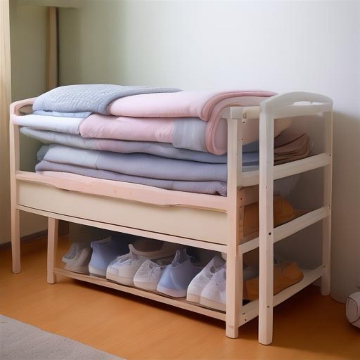 KasandraDioo's tweet photo. Just discovered the best way to fold bed sheets—no more messy stacks!  Finished all laundry and turned the living room into a cozy little spot for resting now. https://t.co/QpkwewnKhP