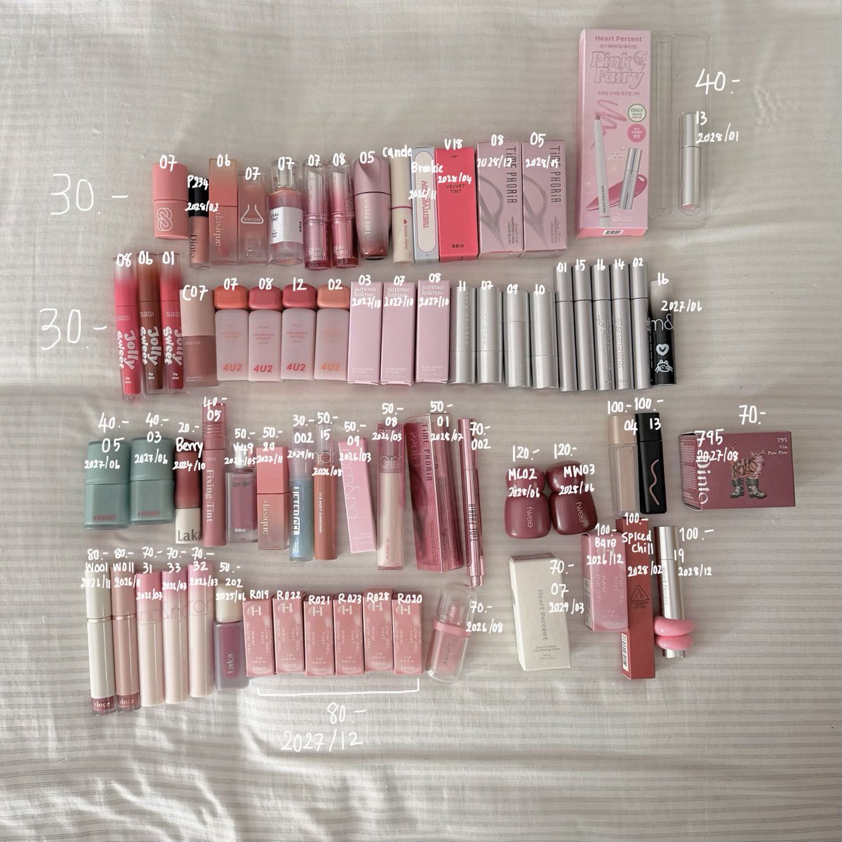 littlehalfmpm's tweet photo. ส่งต่อราคาโล๊ะบ้าน 30-300 บาท 
New/used90% แค่สวอชลองสี

⚠️ ชิ้นไหนไม่แจ้งวันหมดอายุ=ไม่ทราบ เช็ครายละเอียดก่อนสั่ง ซื้อแล้วไม่รับคืนเงิน 

*สั่งผ่าน dm กันตกหล่น
ค่าส่ง35.-  *ซื้อ2ชิ้นส่งฟรี 

#ส่งต่อเครื่องสำอางค์ #ส่งต่อเครื่องสำอางมือสอง https://t.co/EvNDQTTurn