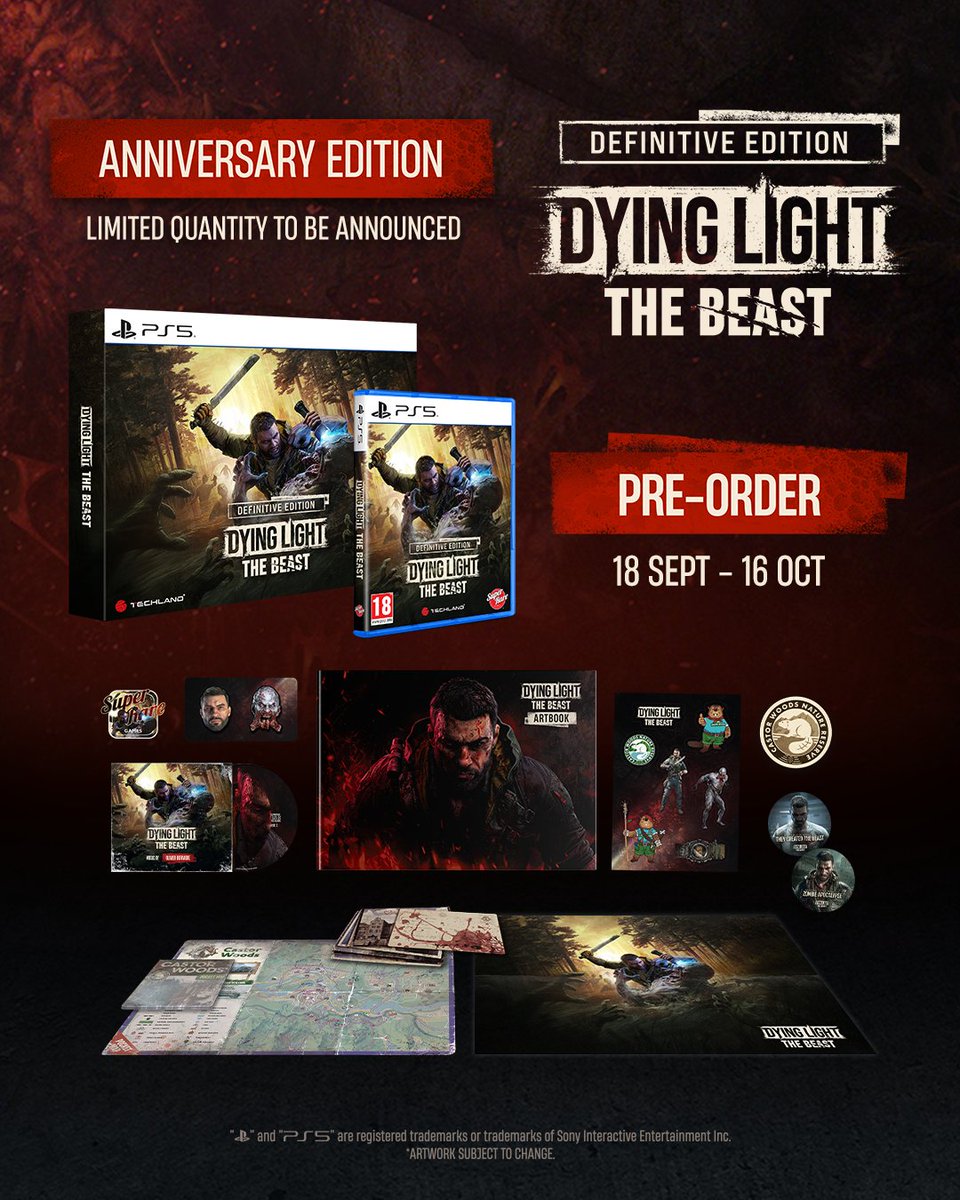 LevelInfinite's tweet photo. The Beast is getting a physical release! For the first time, Dying Light: The Beast is coming in physical edition, giving fans a new way to own and collect the game.

Choose your edition and make it yours. Pre-order now! https://t.co/AEuR58KmkI