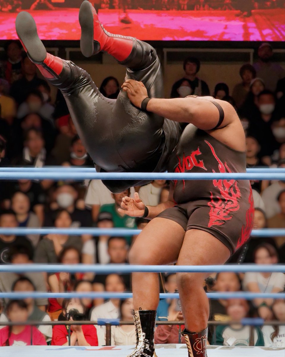 crimsonred666's tweet photo. 2026.09.22 後楽園ホール
オデちゃぁぁぁぁん！！！！！
#ajpw #王道T2026 #オデッセイ #斉藤レイ https://t.co/gocVeF70c5