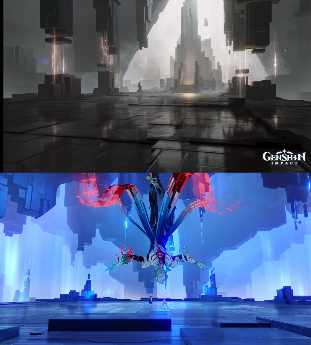 D0TT0R3's tweet photo. [7.2 LEAKS]

Am I tripping or does that look like Dottores Boss domain inside Irminsul❓

(the upper pic is the leak, the lower my comparison)

-v. KazusaLeaks https://t.co/BqYGKMjC4m