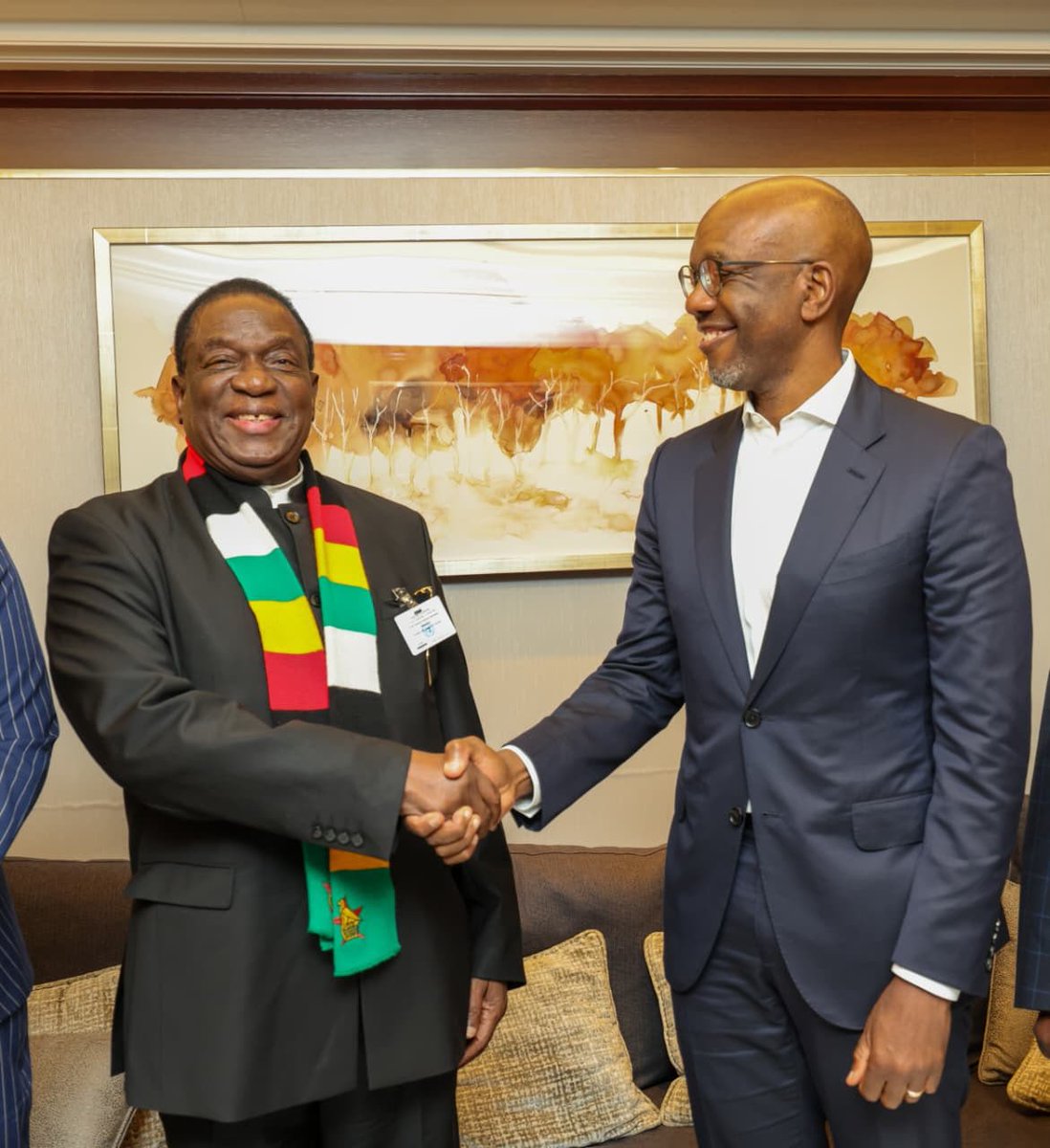 TateMavetera's tweet photo. His Excellency President Dr @edmnangagwa yesterday met with Google Senior Vice President Mr. James Manyika to discuss artificial intelligence, digital skills, research, and home grown innovation.

As Minister of ICTPCS, I am committed to turning these strategic engagements into real opportunities for our young people, innovators and digital entrepreneurs.

The future is digital. Zimbabwe is ready.

#Zimbabwe 
#DigitalEconomy 
#AI 
#Innovation 
#ICT 
#Vision2030