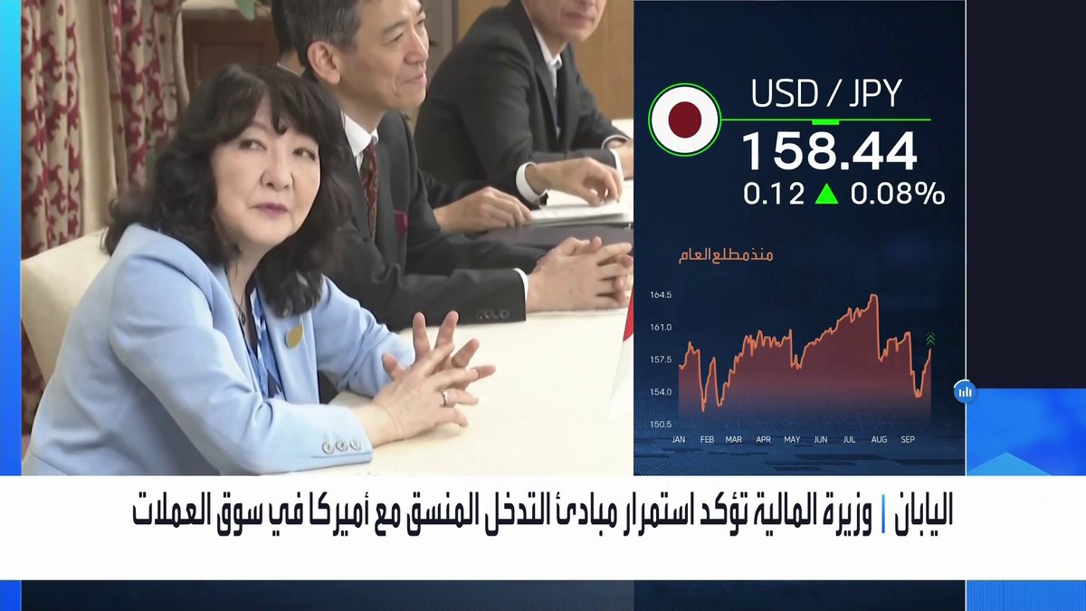 وزيرة المالية اليابانية تؤكد استمرار مبادئ التدخل المنسق مع أميركا في سوق العملات _Business 