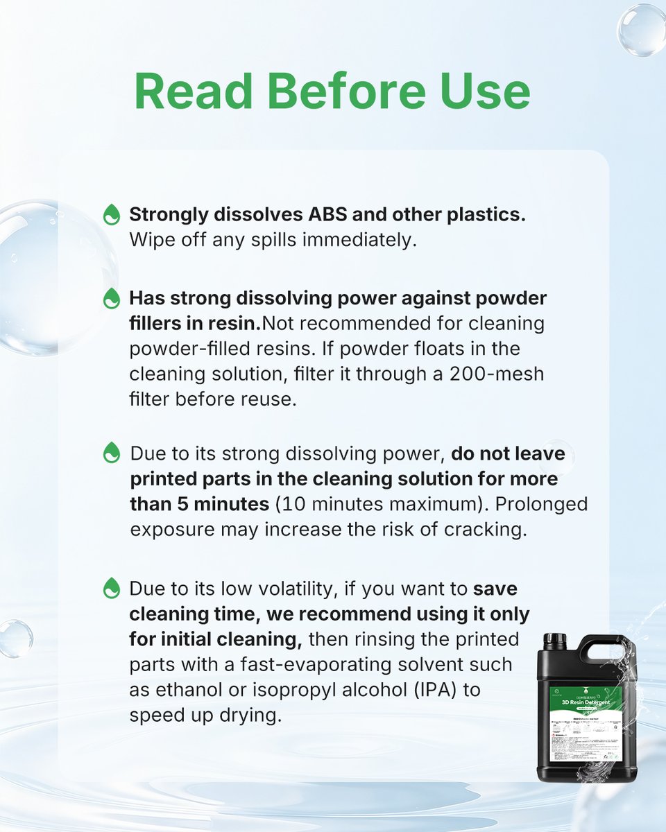 GodSaidTech's tweet photo. RESIONE Cleaning Solution: What You Need to Know! 🧐

#resione #3Dprinting https://t.co/Wgb2TKPuGk