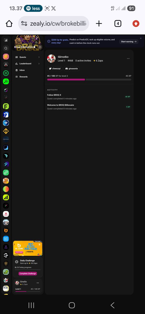kimpullyz's tweet photo. @RoninCrypyo 2/5 tasks done, 3 pending. Will update soon! https://t.co/dP7C13cbp4