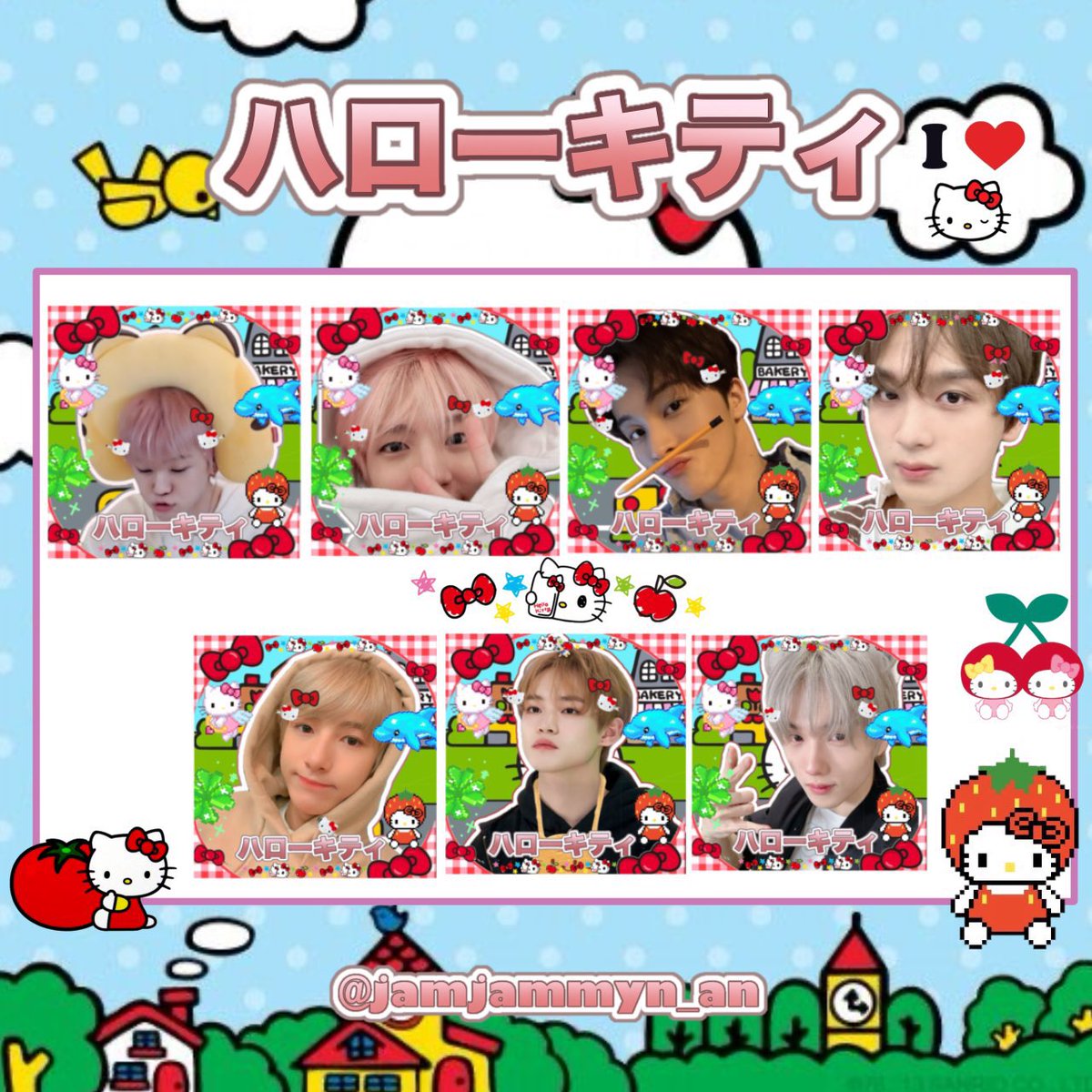 skillouder's tweet photo. ハローキティ nct dream sticker !🍎
• size 4*4 — 1฿/1ชิ้น
• shipping 30฿ * ซื้อครบ100ชิ้น ส่งฟรี 
• คละลายด้ายค้าบ สั่งได้ไม่มีขั้นต่ำคั้บ
สอบถามพตดีเอมมาเยย ย 👩🏻‍❤️‍💋‍👩🏻🪞
#ตลาดนัดnct #ตลาดนัดnctdream #ตลาดนัดnct127 #ตลาดนัดsanrio #รับทำสติ๊กเกอร์ #ตลาดนัดของเล่น https://t.co/a8T1D8peRg