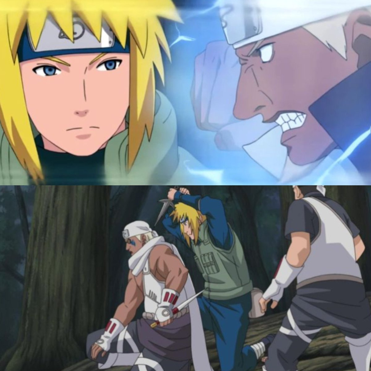 Descra166728's tweet photo. What if Minato had killed Killer B during his fight with the Raikage? https://t.co/Nklehlbg1E