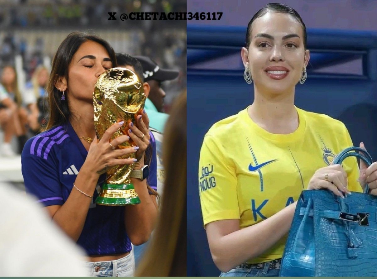 CHETACHI346117's tweet photo. One has touched the World Cup and witnessed more World Cup finals than the other, even though her king promised her marriage after winning it ..

I know who my GOAT WIFE IS https://t.co/qy0X3Ybgx5