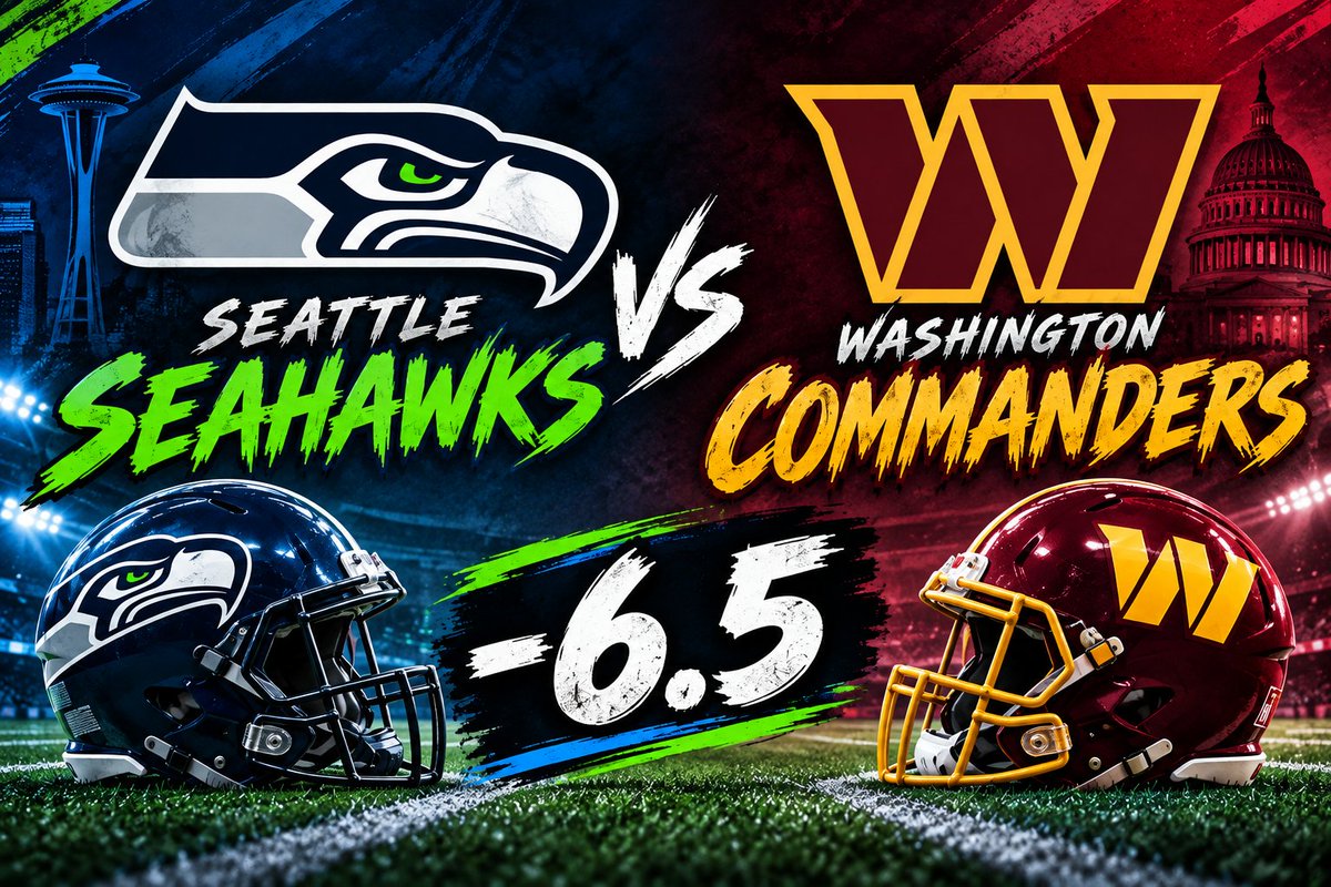 GameCastJunkies's tweet photo. 🚨 Omar's Official Week 3 Play #1 🚨

We love the Seahawks to win by a touchdown against a commanders team that completely struggled to put up points against the swiss cheese cowboys defense after JD5 went out. The Seattle defense is elite and I expect a large victory. https://t.co/1RF2ehHK48