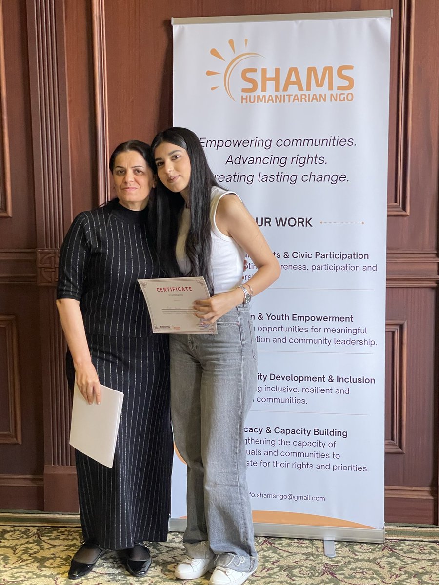 NgoShams's tweet photo. The final day of our “Human Rights & Civic Leadership” camp focused on turning participants’ priorities into concrete advocacy actions and strengthening future engagement with state institutions.
Implemented with the support of @CanadaArmeniaAM through #CFLI.
@CanadaArmenie https://t.co/Vfih9khL6u