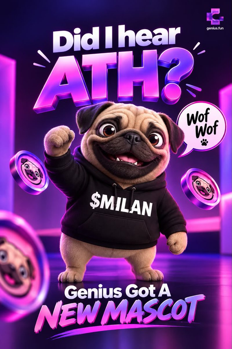 Noahtheblogger's tweet photo. $MILAN is still a baby and people are missing out.

The first dog meme on @GeniusTerminal
The community leader is the general @Amoaning_samuel .
The bull is starting here. 

0x5C9Ff301Ec2d882B635813739cC07330788d7322 https://t.co/7KsioUKcJe
