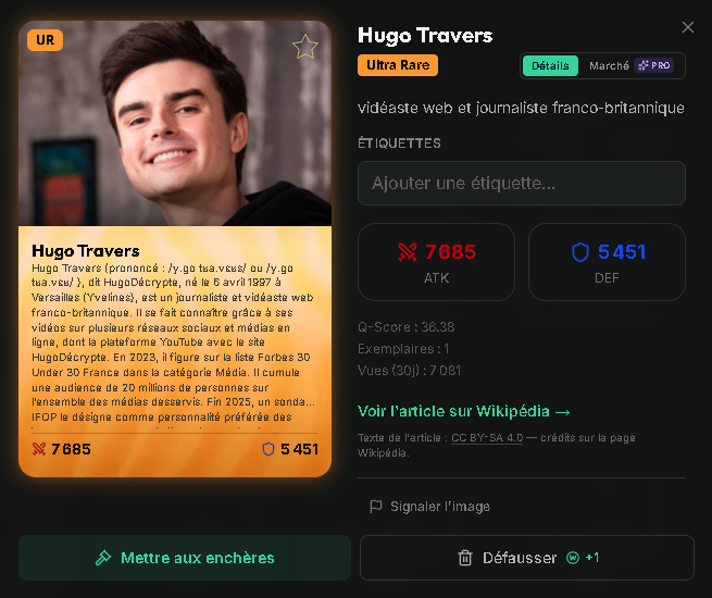3rbiintracable's tweet photo. ma plus grande fierté @HugoTravers #wikimasters https://t.co/NlS8sWxIty