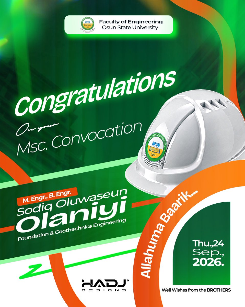 Xperienced_Hadj's tweet photo. E don finally clear 
Congratulations to a brother @Engr_Aremu_  on this milestone
Allahumma Baarik 🤲🤲 https://t.co/K6L1awOLno