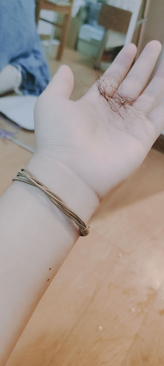 sfzvgg's tweet photo. 扫了一下家里掉的毛
结果搓成了这样一个神秘玩意（？） https://t.co/z6ZiUHhsBh