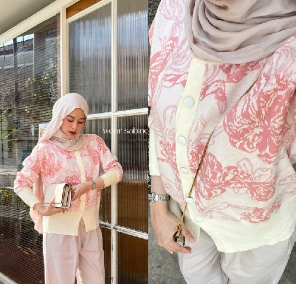 bluengreyou's tweet photo. cardigan floral kaya gini cantik juga ya🤍🌸 https://t.co/bkllhvaosM