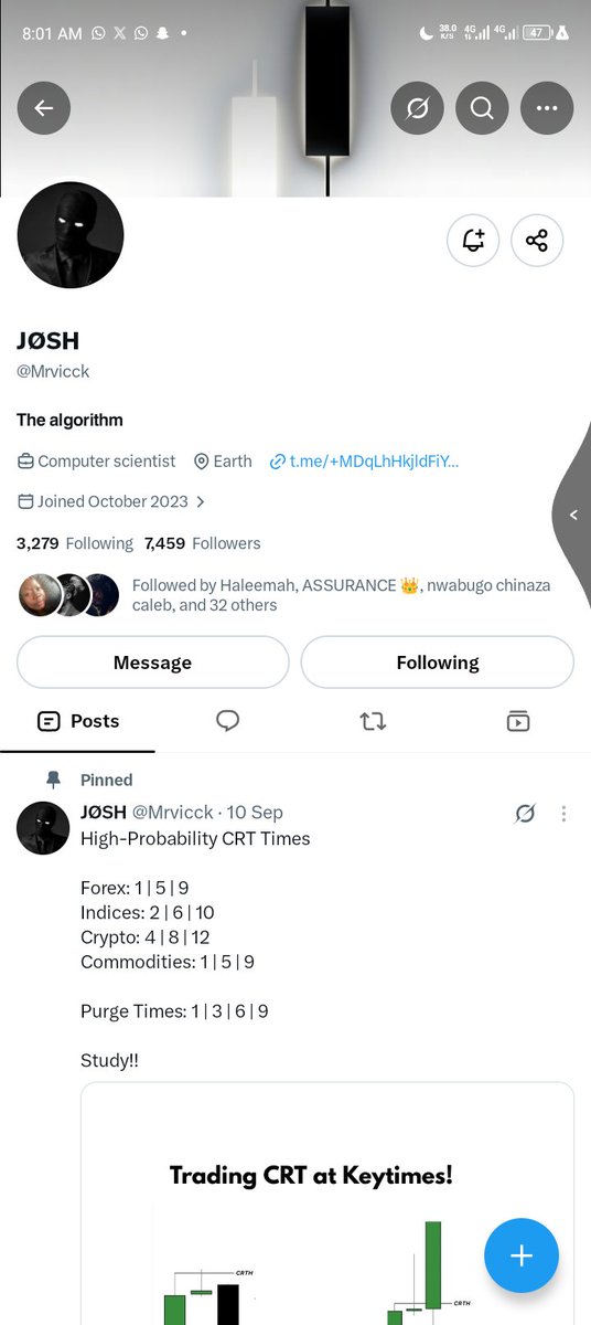 Haryomiday_451's tweet photo. @Crtquinn @KrixxBanks @AlphaCapitalUK @Big_Domain @TheAshquinn @Mrvicck @gfy_26 @marvistradesfx @ze_rryy All task completed @Crtquinn https://t.co/rjvZeo2tsW