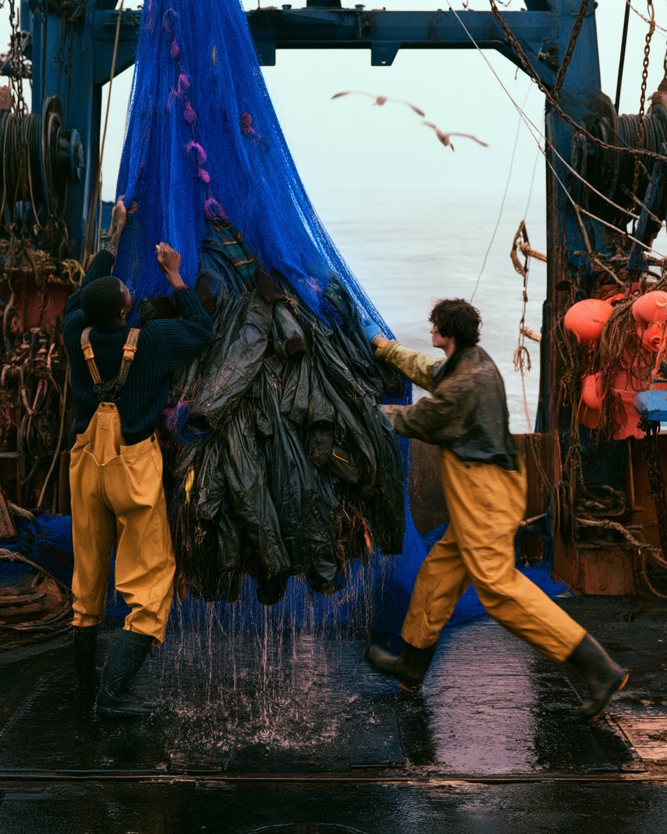 barskysworld's tweet photo. The Lure. A concept campaign for Barbour reimagining its fishing heritage through bait, tackle, and the catch.

#artdirection #midjourney #barbour https://t.co/VJbxCOnv1Y