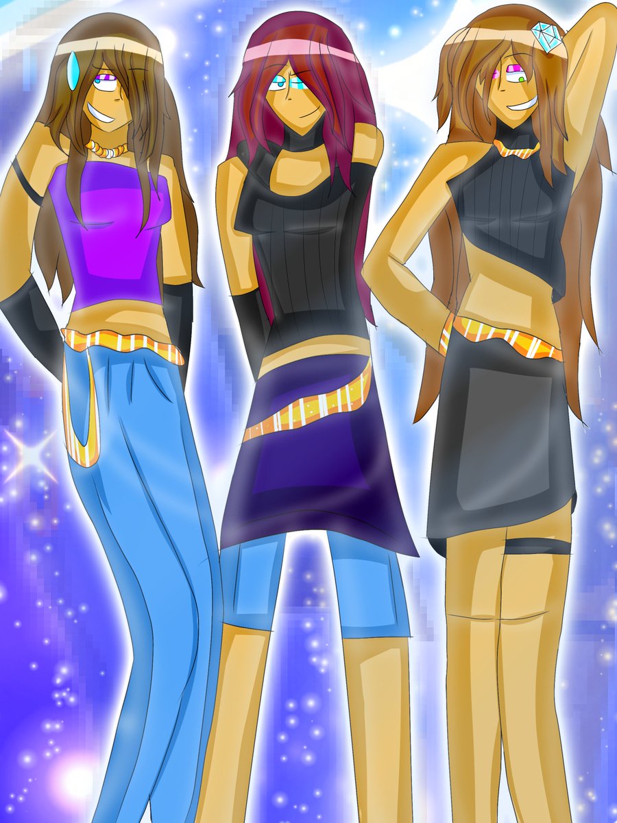 emilypurple2006's tweet photo. The Glow of Crystal Hearts #fanart #art #girls #diamonds #smile https://t.co/5jIufRpoHe