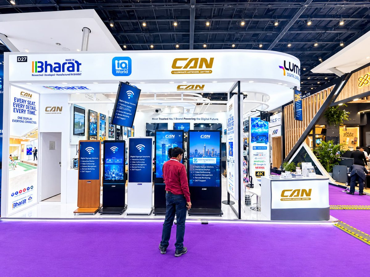 digitalmodedm's tweet photo. Recent #project #executed for #can #lumocast #infocomm #InfoComm2026 #infocommexpo #events #infocomm2026mumbai #jioconeventioncentre #MumbaiExhibitionCenter #mumbaiconventioncentre #jioconventioncentre #BKC #mumbai #MumbaiExpoCentre #eventexpo #happyclients #funevents #events https://t.co/Yhui6YB0PA