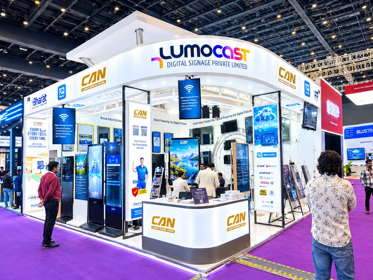 digitalmodedm's tweet photo. Recent #project #executed for #can #lumocast #infocomm #InfoComm2026 #infocommexpo #events #infocomm2026mumbai #jioconeventioncentre #MumbaiExhibitionCenter #mumbaiconventioncentre #jioconventioncentre #BKC #mumbai #MumbaiExpoCentre #eventexpo #happyclients #funevents #events https://t.co/Yhui6YB0PA