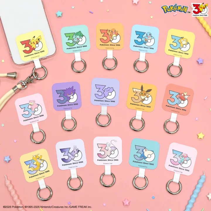 pikachu_pcn's tweet photo. ポケットモンスター
マルチリングプラス

11月発売予定
ポケモン30周年ロゴ 全15種

メーカー公式オンラインショップにて
https://t.co/7de184b5nl https://t.co/aDIgR5plYo