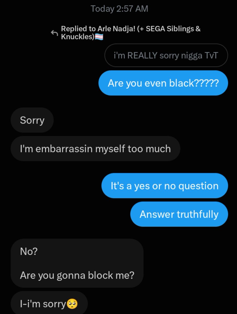 D1VINE_MIRACLES's tweet photo. https://t.co/c8tfI8WJic

Do NOT say nigga if you aren't black. It's not that hard.

List of their accounts to block:

@Puy0Puy0Arle
@0SHI_N0_K4RBI
@DEDEDEMOLITI0N
@R3TURN_TO_02
@CH40S_C0NTROLLD
@2022FunLearn3r https://t.co/Pk8vSr63e4