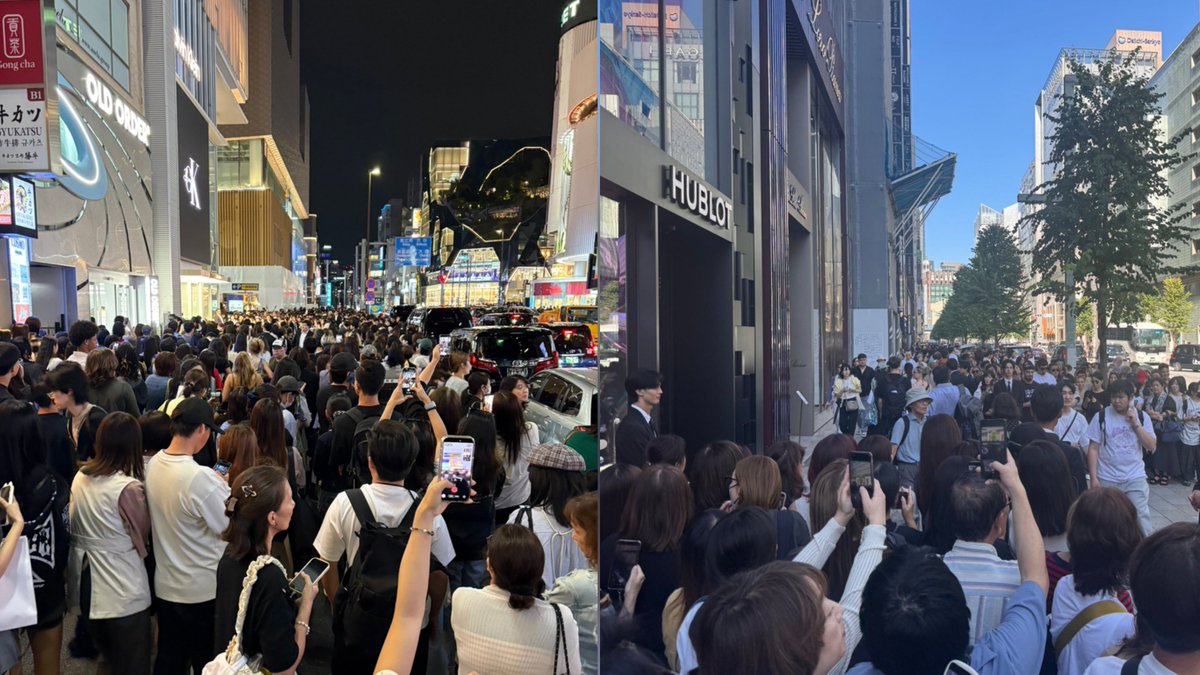 dailyjkpraise's tweet photo. Japan is indeed Jungkook's land.

Calvin Klein                                Hublot                   
event                                              event https://t.co/a4JYxTxgvo