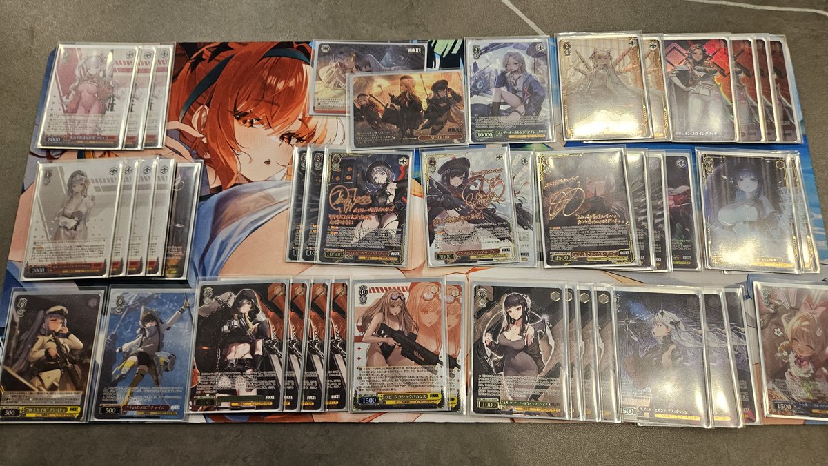 CarDragonXX's tweet photo. <ソウル江南 カードラゴン>     
本日の ヴァイスシュヴァルツ 秋夕連休記念 非公式大会は 9名で 開催となりました。     
優勝デッキは「Azatoth96」様の『Nikke』です。     
おめでとうございます！     
#ヴァイスシュヴァルツ 
#ws 
#優勝 
#Cardragon https://t.co/JegtJ8xgZU