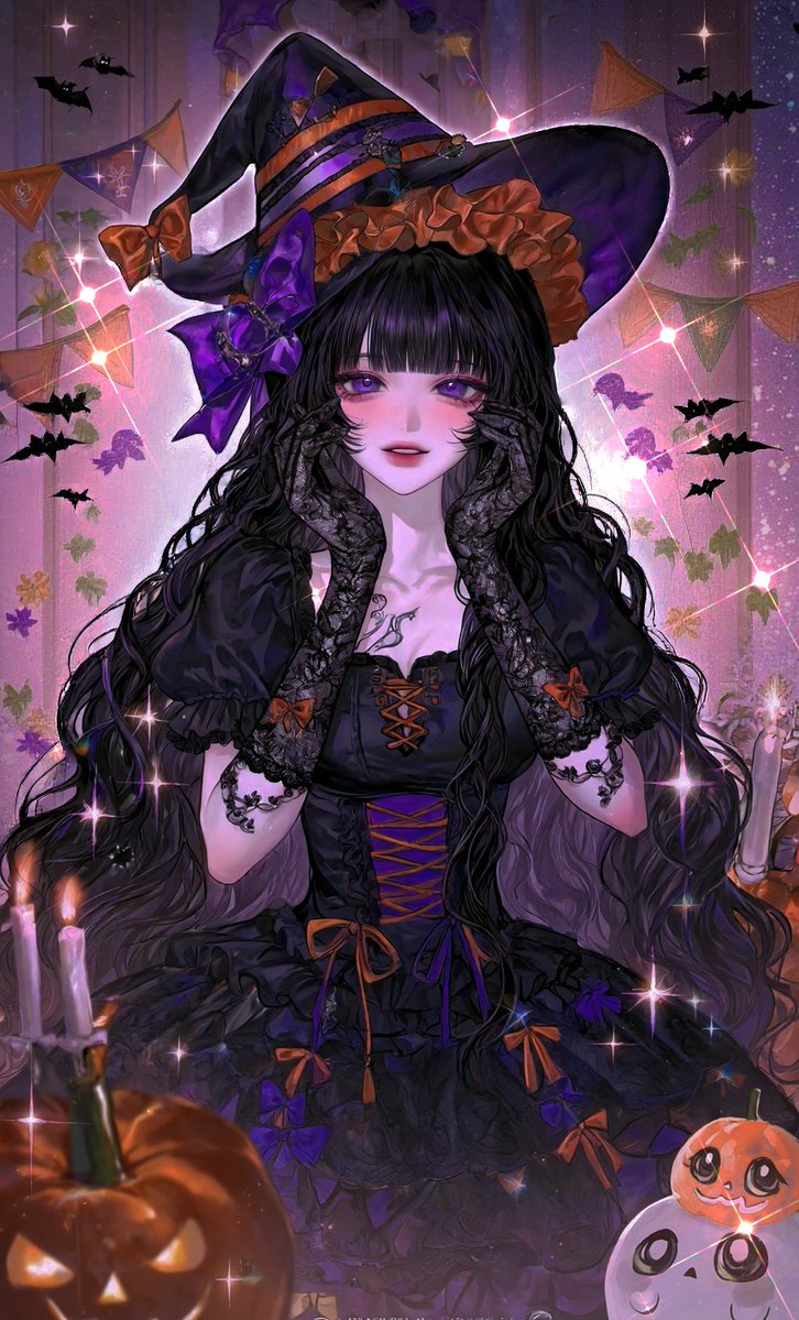 Haracham6yb's tweet photo. #美羽良のプロット小噺 
5万トークありがとうございます！！！
ハロウィンも近いのでお祝い絵はハロウィン仕様で🫶

　https://t.co/DLIsWoBTkz https://t.co/BJ8J1S5rRf