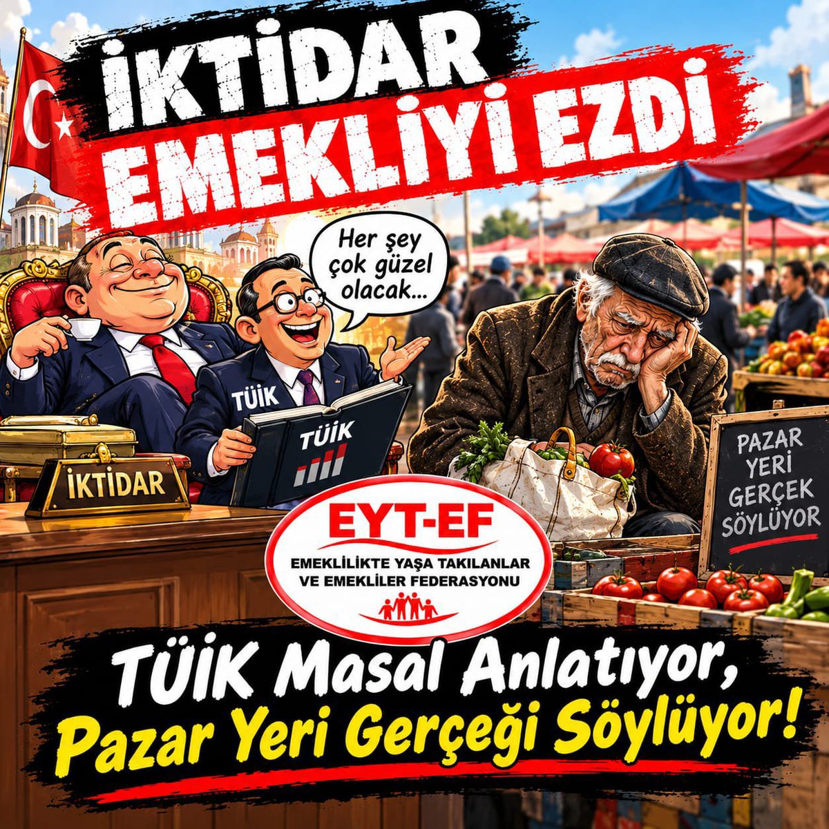EmekliVeOfkeli3's tweet photo. EMEKLİ
👇
#EmeklilerSadakaistemiyor
Emekli aylığı adı altında yapılan ödeme, emeğin karşılığı olmaktan çıkmış, sadaka ölçeğine indirgenmiş durumdadır.

#Emekli ler sadaka istemiyor.

Emekli, hakkı olan insanca yaşamı istiyor.
#5000KısmiEkYasaistiyor
@RTErdogan
@isikhanvedat https://t.co/obeNd7xVcl