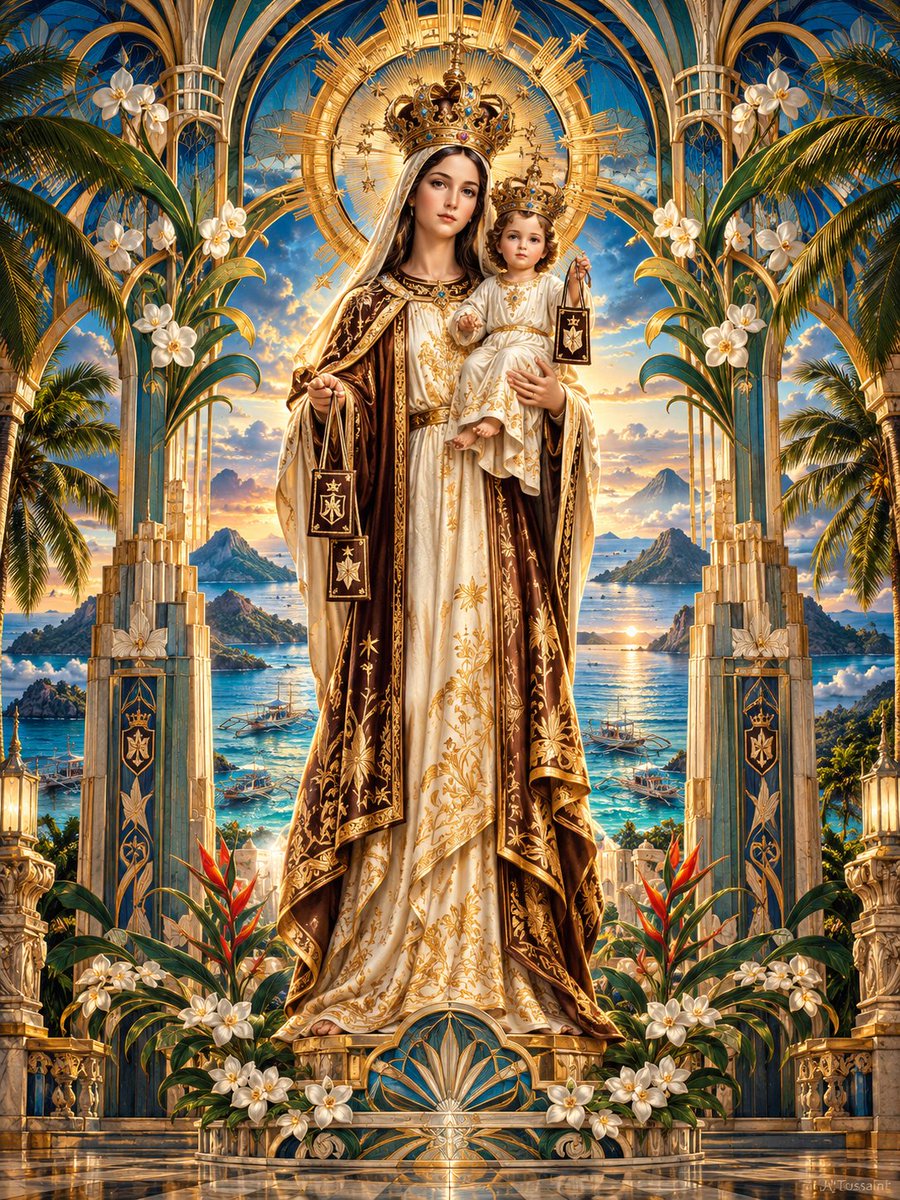 ajtoussaint's tweet photo. Aba Ginoong Maria, napupuno ka ng grasya, Ang Panginoong Diyos ay sumasaiyo. Bukod kang pinagpala sa babaeng lahat At pinagpala naman ang 'yong anak na si Hesus.

Santa Maria, Ina ng Diyos Ipanalangin mo kaming makasalanan Ngayon at kung kami'y mamamatay.

Amen https://t.co/g46nvXfgzq