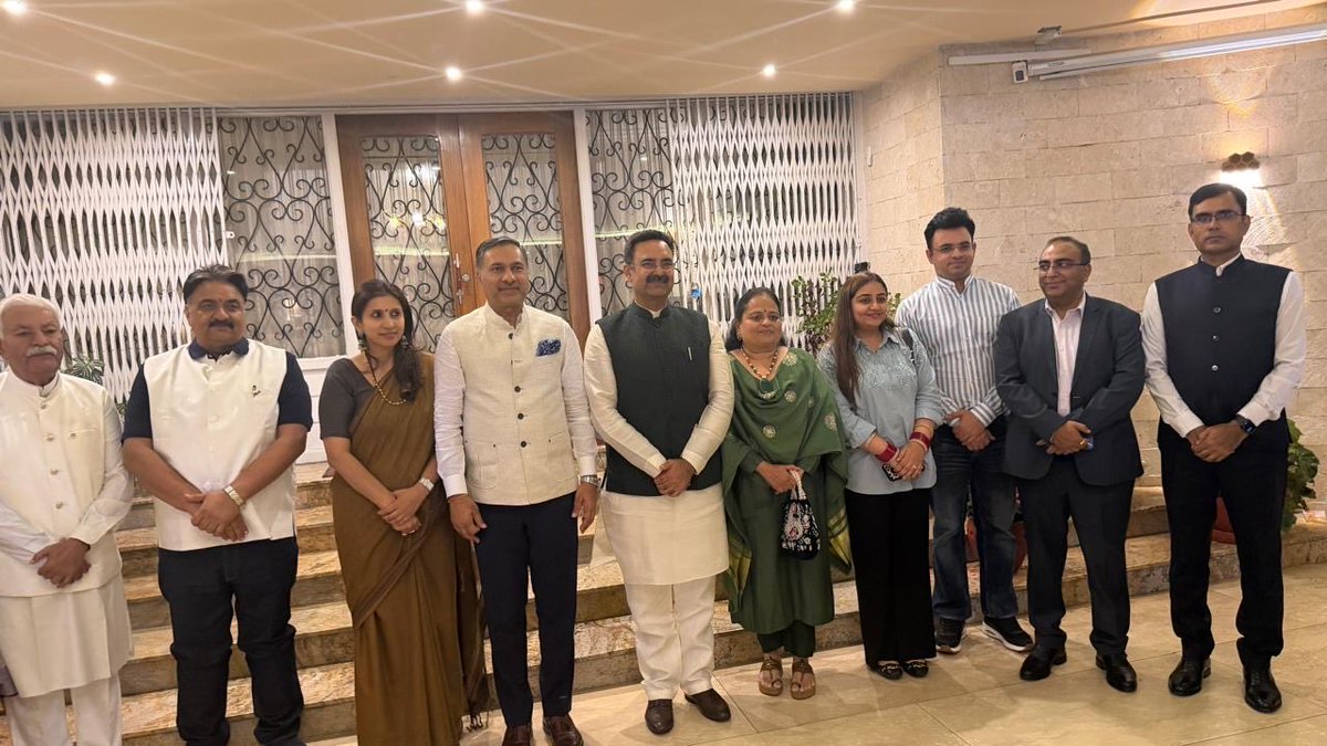 AdarshSwaika1's tweet photo. Pleasure to host the Commonwealth Parliamentary Association delegation from Haryana Assembly led by Hon’ble Speaker Shri Harvinder Kalyan @HarvinderKalyan and members of Madhya Pradesh Assembly at India House during their post-Conference study tour to Kenya. 

@LokSabhaSectt https://t.co/H5qcoK5Bii