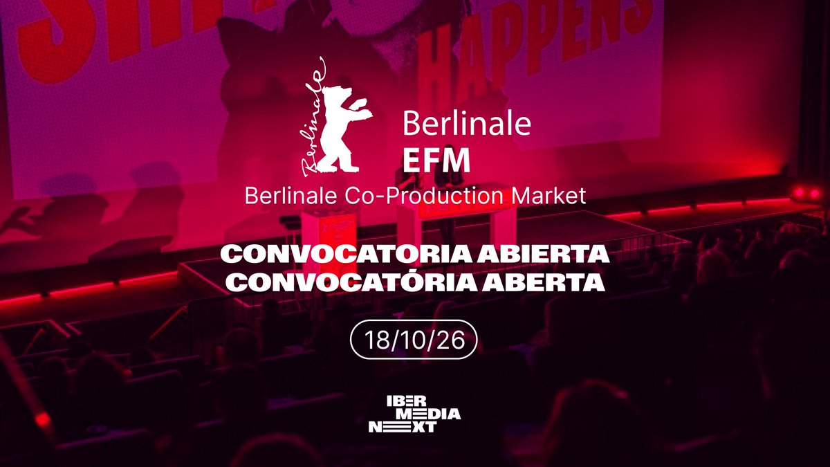 IbermediaNext's tweet photo. A @efm_berlinale abriu as inscrições para a Co-Pro Series até 18/10. Os projetos de animação estão convidados a participar num dos mais importantes mercados audiovisuais do país.

https://t.co/F5hqDqL0iK https://t.co/UgKsUdZkR4