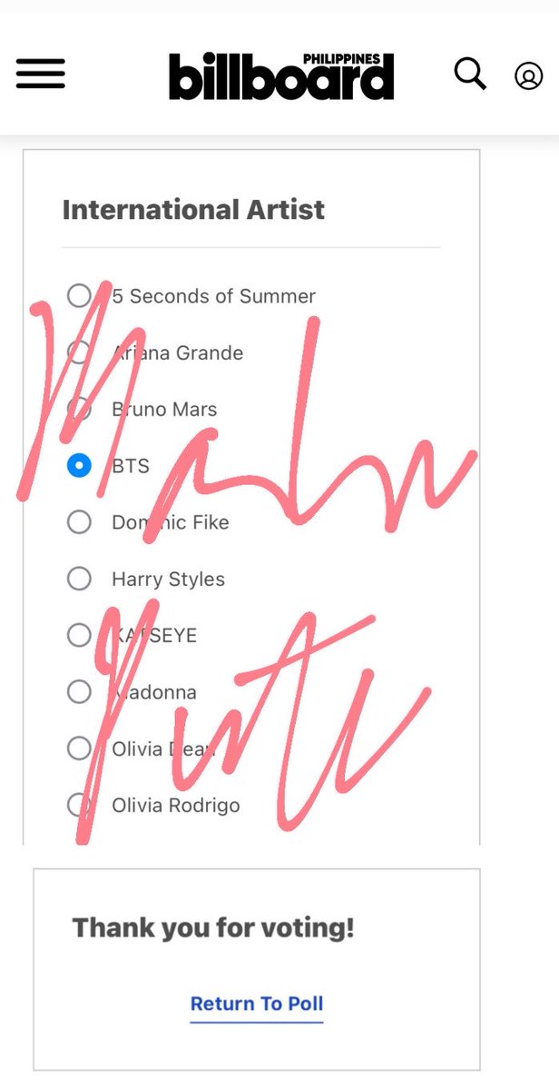 k1nGnAmj0on's tweet photo. THIS IS A REMINDER FOR YOU TO VOTE FOR BTS‼️ JUST CLICK THE LINK BELOW🫶💜

FMA
🗳️: https://t.co/GwYYwSFAAQ

VMA SOTY,  BEST KPOP (via mtv site)  &amp; BEST GROUP (via instagram)
🗳️: https://t.co/JeURF88Xrp
🗳️: https://t.co/iqxKbu09t7

🗳️: ARIA
https://t.co/CFpUXJPMaS https://t.co/wcHn23N9NL