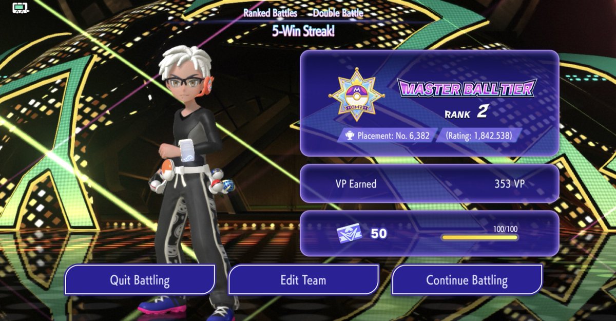 UxSociety's tweet photo. As a 6v6 player who is largely anti-meta and prefers to win using non-meta Pokémon, i'm here to tell you right now that it's easiest on the ladder to move up by just using the meta Pokémon😐 https://t.co/nNf0dPeppo