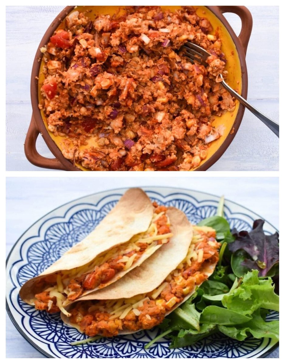 vegan_lunch_box's tweet photo. ⭐️ These flavour-bomb 💣 Buffalo Chickpea Tacos 🌮 are on the table in under half an hour. Something special for lunch or a really satisfying dinner. Even better you can make the filling ahead and keep it in the fridge.
https://t.co/yXxp4xDtEU 
#chickpeas #vegan https://t.co/ybRARpXC7i