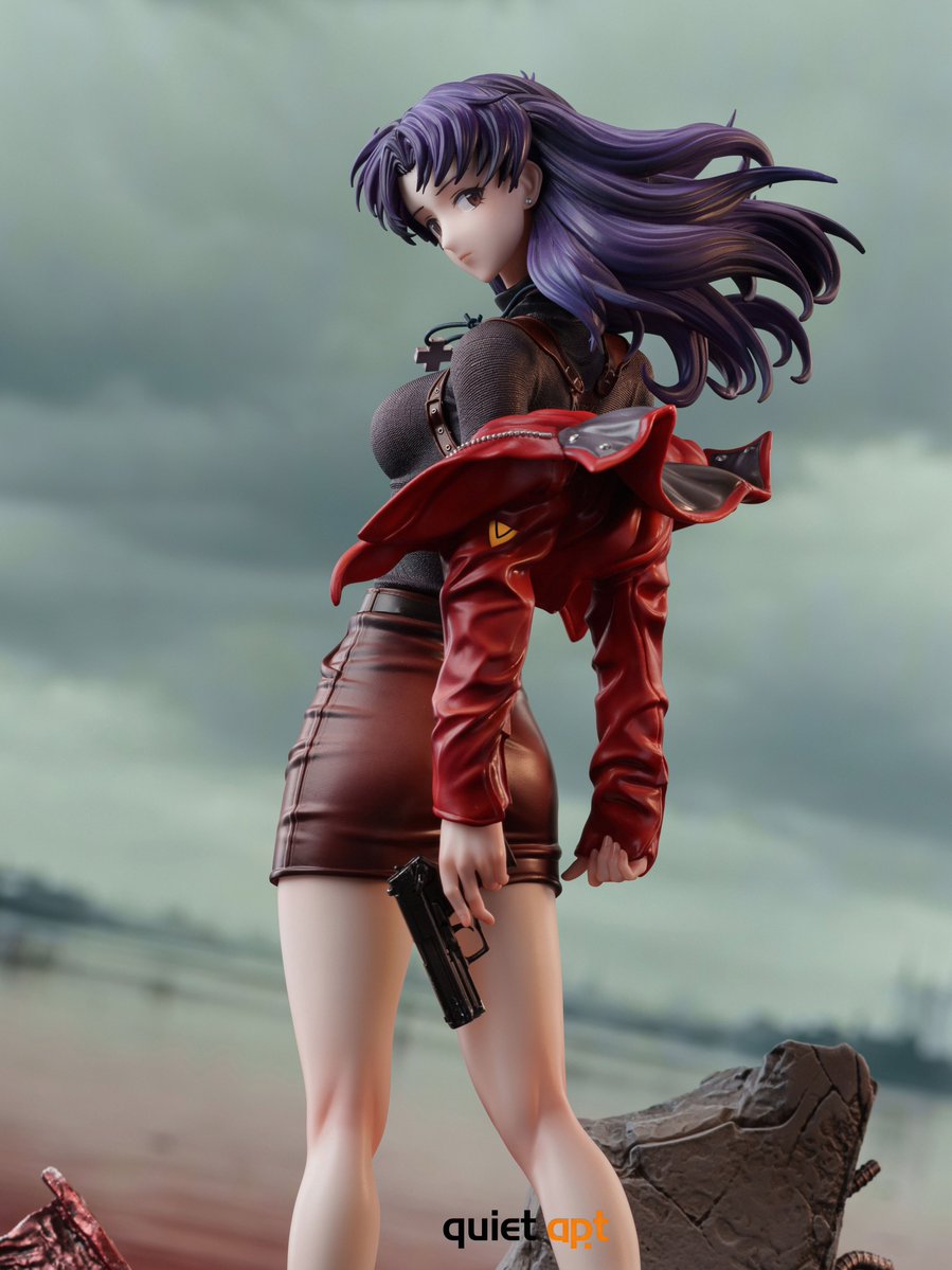 hamajippa's tweet photo. Quiet Art Studio Katsuragi Misato 1/6

QuietArt 私人订制

【作品名称】：紫发皮衣大姐姐
【比例】：1/6
【限量体数】：99
【尺寸】：高30cm × 宽18cm × 深15cm
【材质】：PU、树脂
【价格】：全款¥1388 定金¥588
【预计出货】：2027年Q2 https://t.co/Z9AxK0XBwy