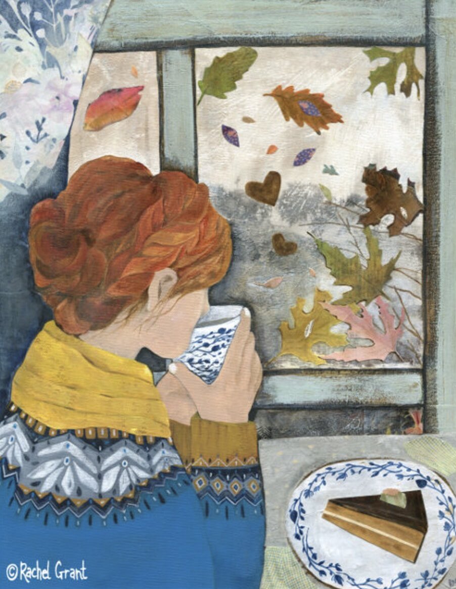 ArtGuideAlex's tweet photo. Autumn Window #RachelGrant https://t.co/9b8pvMJvbn