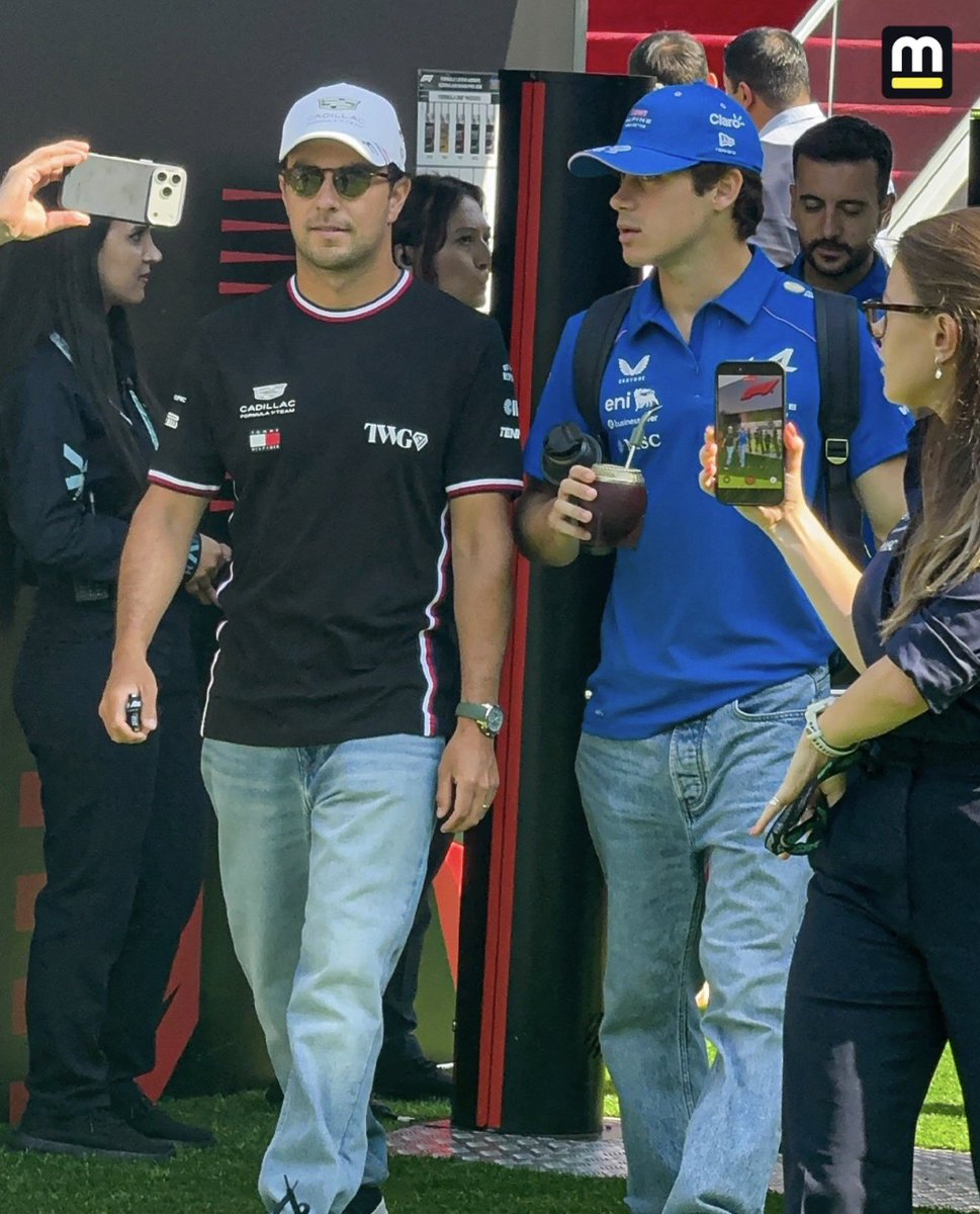 alenaamvp's tweet photo. Checo y Franco llegando juntos🥺🩵 https://t.co/PSZ1MiuYsB