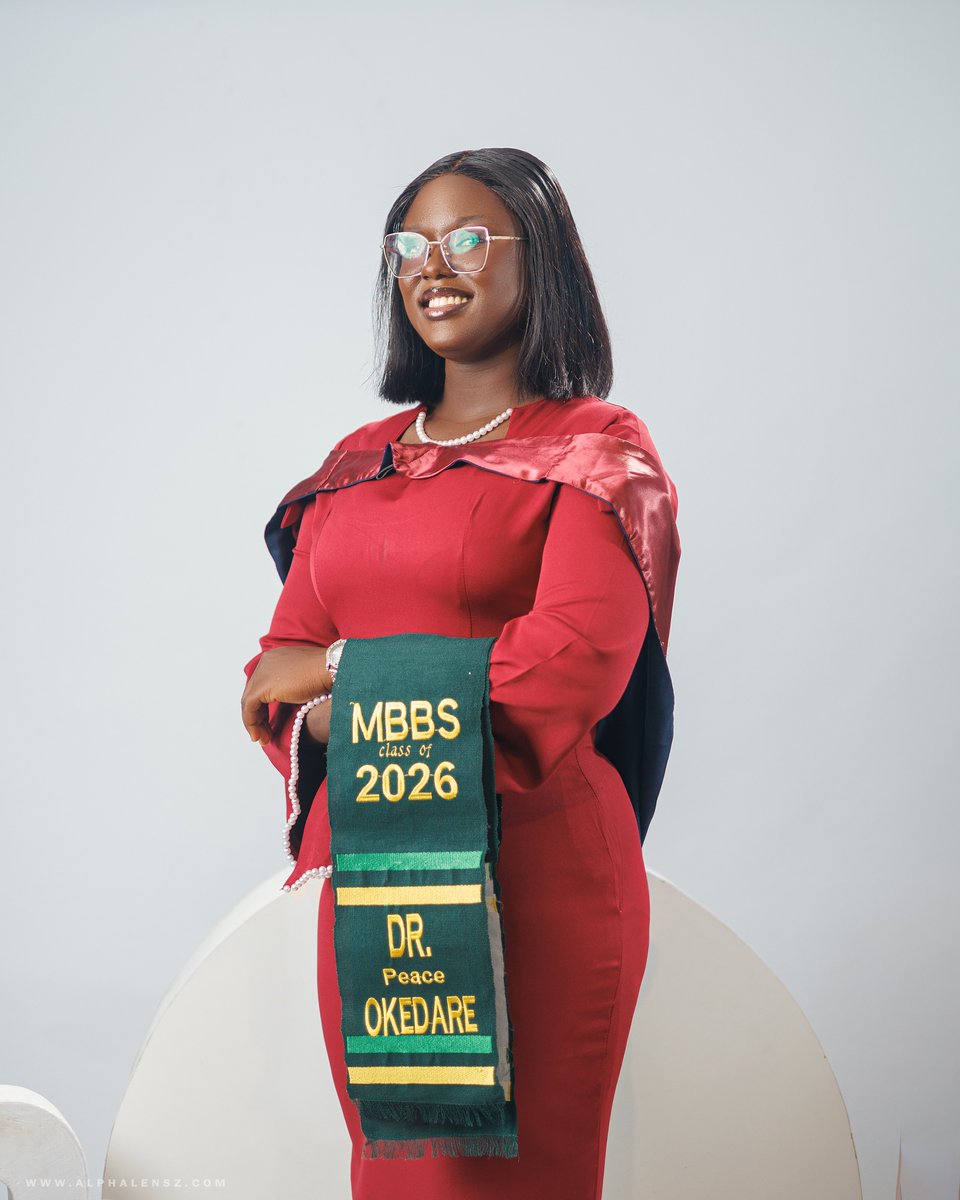 OkedarePeace's tweet photo. Five awards. One testimony. ALL GOD! 🥹🎓✨

🏆 Best Graduating Student — Surgery
🏆 Best Graduating Student — Ophthalmology
🏆 Best Graduating Student — Paediatrics &amp; Child Health
🏆 Best Graduating Student — Community Medicine (Rural Posting)

God is good! https://t.co/wGAN0PlpDT