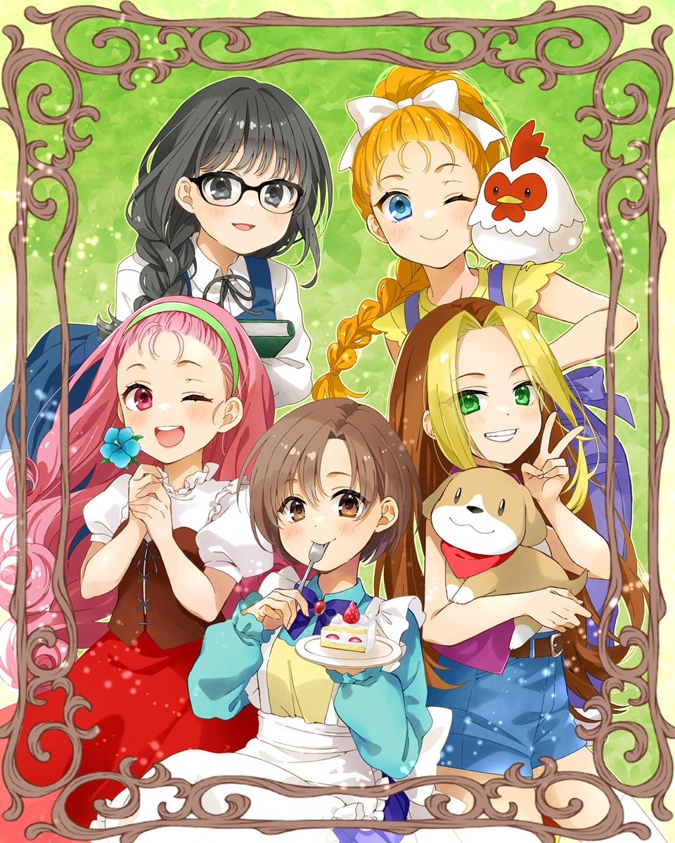 sugu016406's tweet photo. 【牧場物語㊗️30周年】

牧場物語2   ～お嫁さんズ～

#牧場物語　#harvestmoon
#牧場物語30th https://t.co/Vuv6o6Hcir