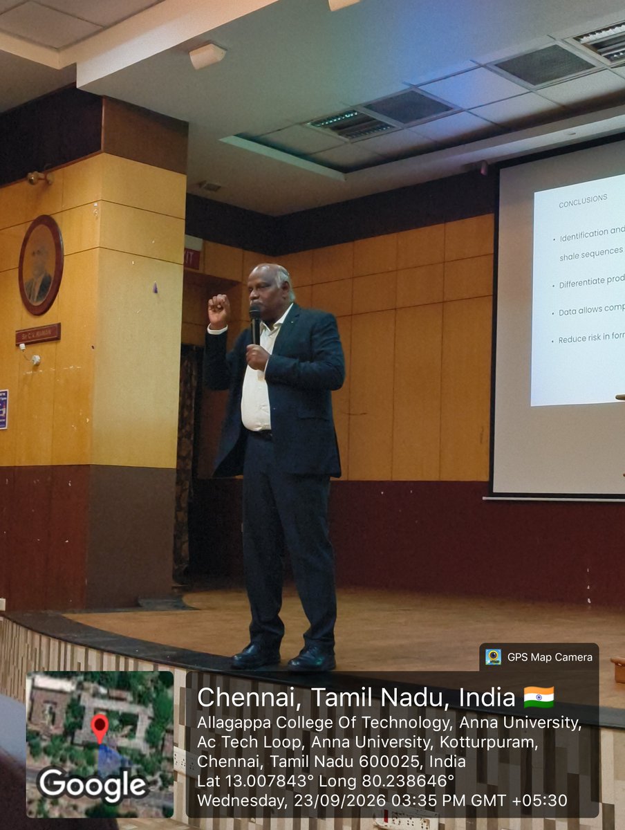 spe_auact's tweet photo. SPE AUACT Student Chapter successfully conducted an insightful session on Advanced Well Logging with Mr. V. Rajasekar, Petrophysicist &amp; Well Logging Operations Expert.
A valuable session connecting classroom concepts with real-world industry practices in oil &amp; gas. https://t.co/zCRs4QQu4y