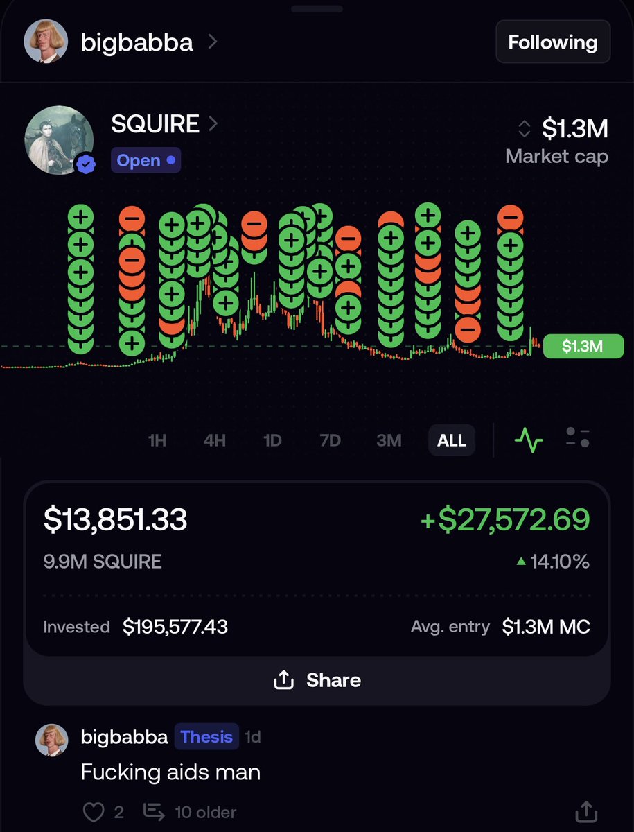 Zaraxsz's tweet photo. @carlosjmelgar @smol_intern is curse to any token 😂 guy trades like he’s mentally retarded https://t.co/l6ZtGU4X15