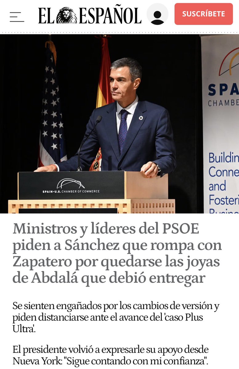 rosadiezglez's tweet photo. Que dice Sánchez que Zapatero “ sigue contando” con su confianza. Como en ese anuncio de café, vamos a llamarle “confianza” que da menos miedo que asumir que nuestros destinos están tan entrelazados como nuestros negocios… https://t.co/5l8x9piZ8k