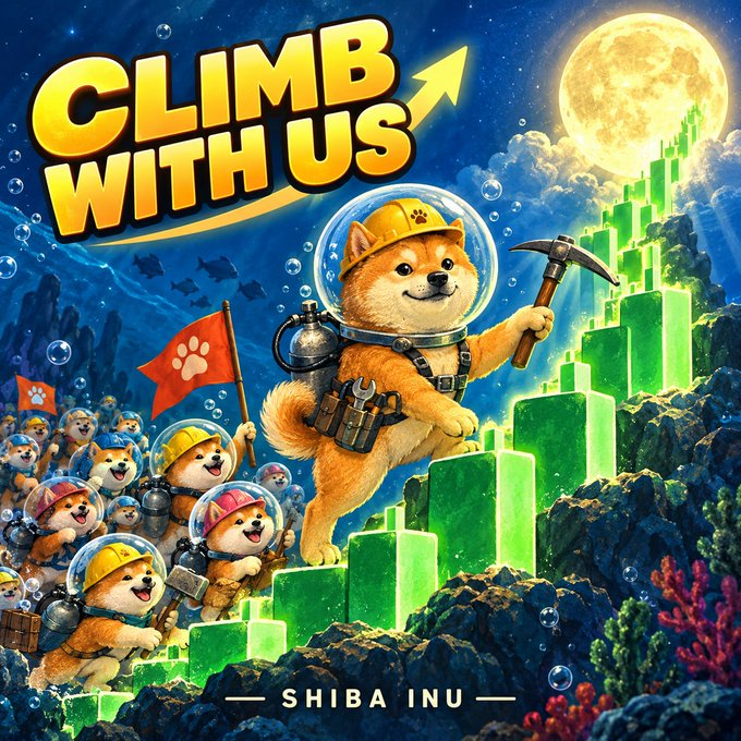 shibainu_xt's tweet photo. ⛏️ CLIMB WITH THE PACK. One candle at a time. One holder at a time. 

📷$SHIBA INU is building upward.  

CA: h35vn1cWSuEztxLA3Gkasnoaeay5DBNzvSkaaj3pump https://t.co/waoRoJHlmG