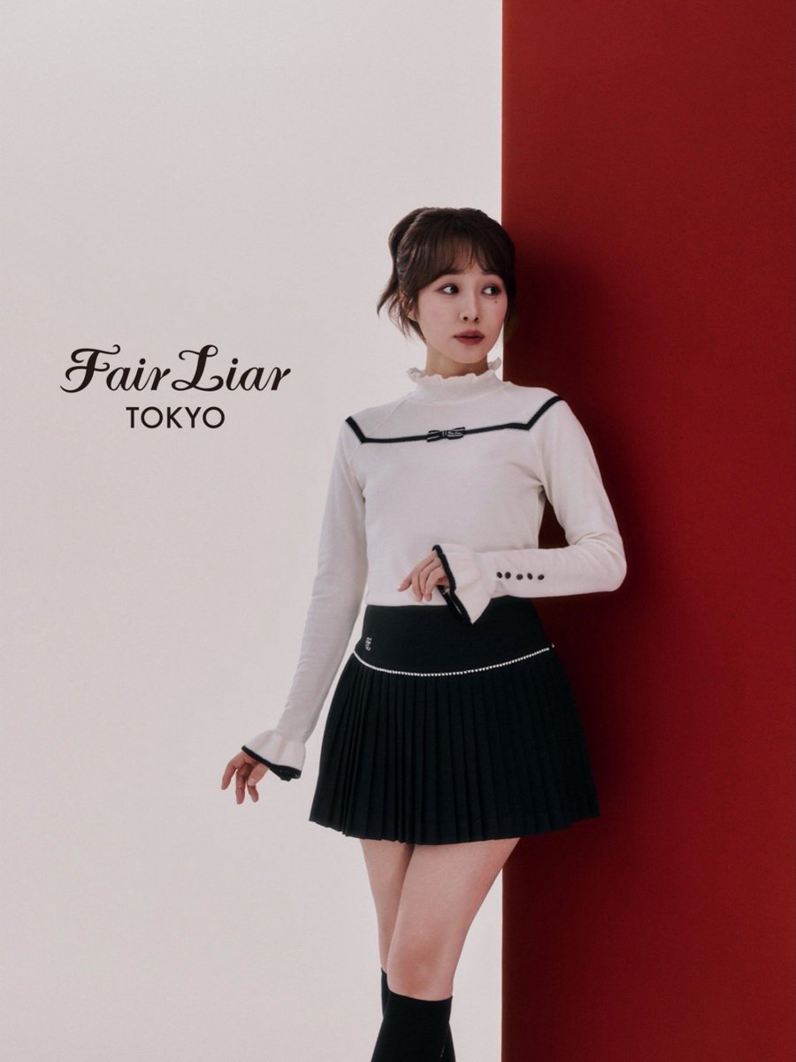Maeda_Nozomi's tweet photo. ⬛︎情報解禁⬛︎

韓国発ゴルフウェアブランド
「FairLiar」の
日本国内でデザイン・生産された
プレミアムニットライン
「TOKYO LINE」のモデルを
務めさせていただきました🤍

10月7日（水）から
阪急うめだ本店8F ゴルフゾーンにて
先行販売がスタートするそうです⛳️

ぜひチェックしていただけたら嬉しいです。