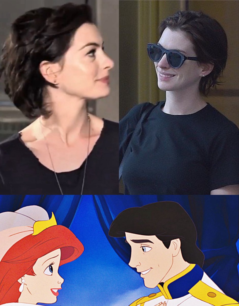 ayr0322's tweet photo. Petition Anne Hathaway to bring back her prince eric ass haircut https://t.co/MKGWd2gxGA