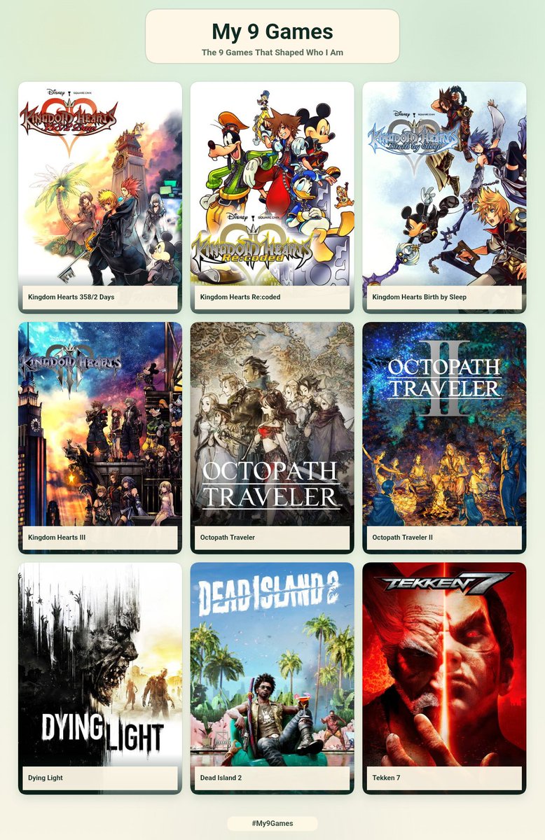 lesvirdelamour's tweet photo. 9 games that shaped who i am

agaknya square enix glazer yh https://t.co/1mLTLmS0rr