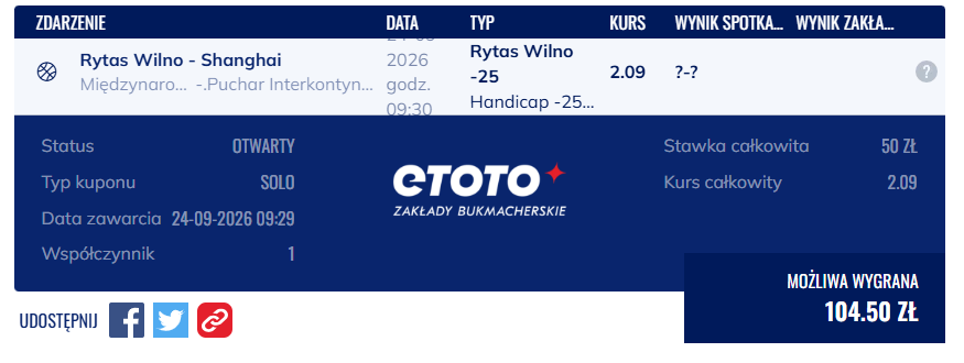 BezVatuHajs's tweet photo. BET110
Value 15%
#Etoto https://t.co/gQbIg0LrM2